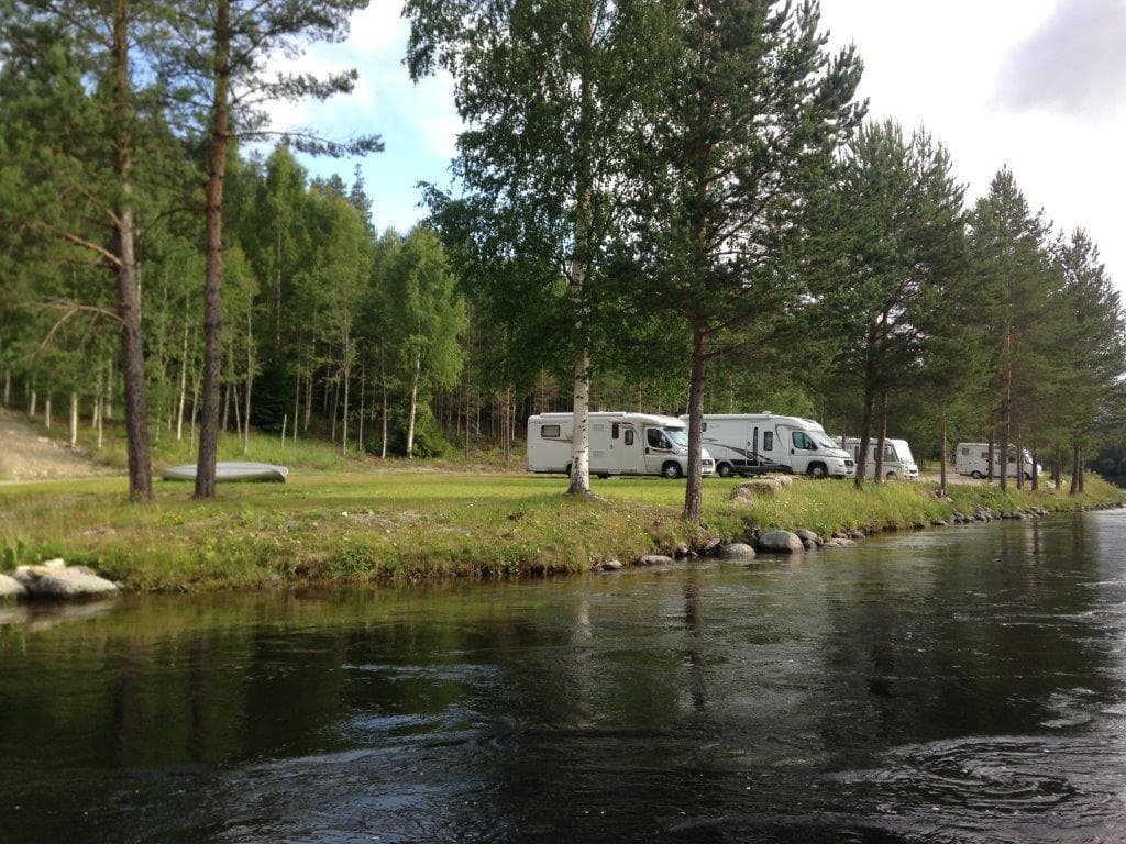 Ställplatser vid Indalsälven